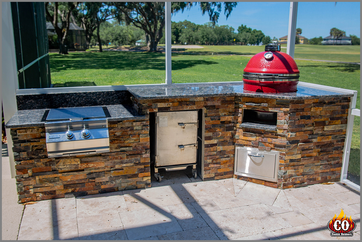 Smoker Station Outdoor Kitchen The Eagles Odessa FL